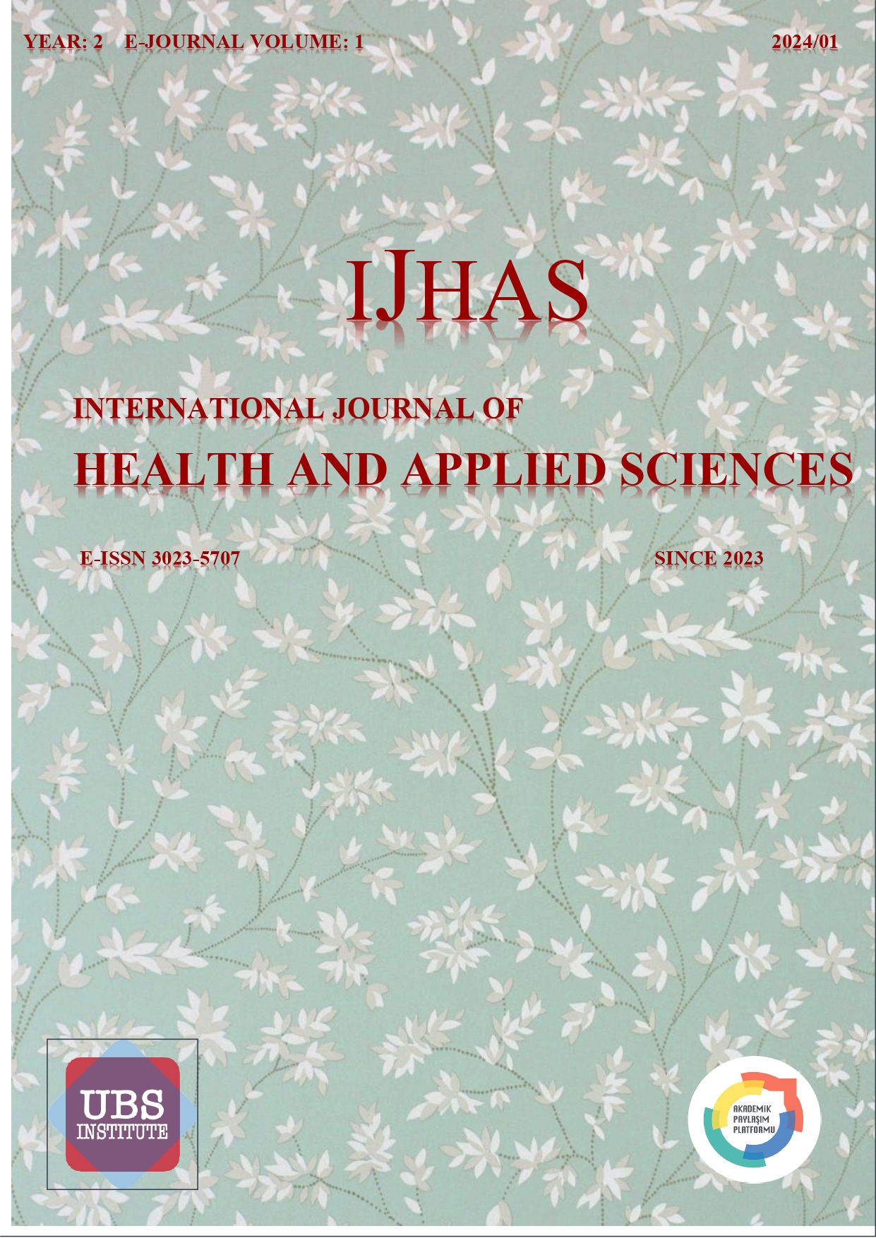  International Journal of Health and Applied Science